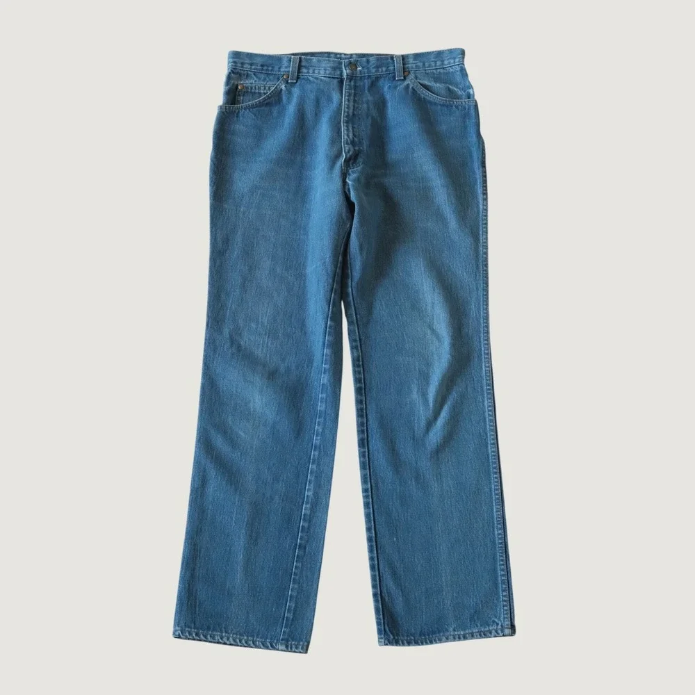Vintage Levi's 557 Cowboy Jeans Mens Blue Straight Leg Western 34x32 Relaxed Fit